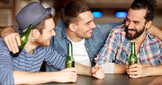 Guys saving money with stag party barcelona packages and deals