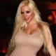 Blond girl Blondie Fresser stripper Barcelona with big titties posing