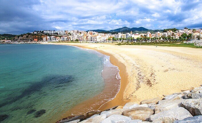 Arenys De Mar Barcelona Beach