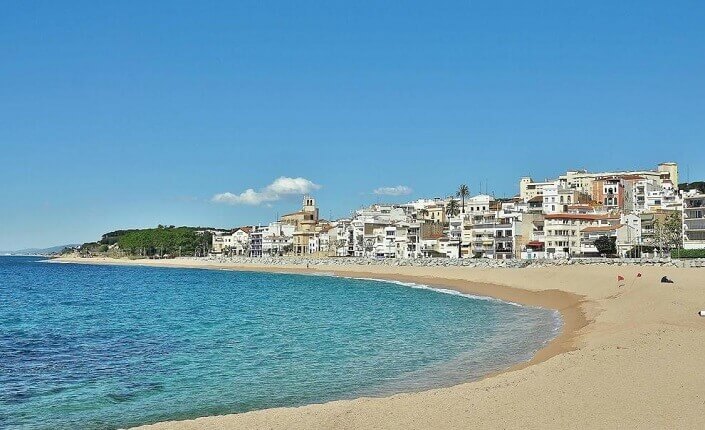 Sant Pol de Mar Beach Costa Brava Best Beaches